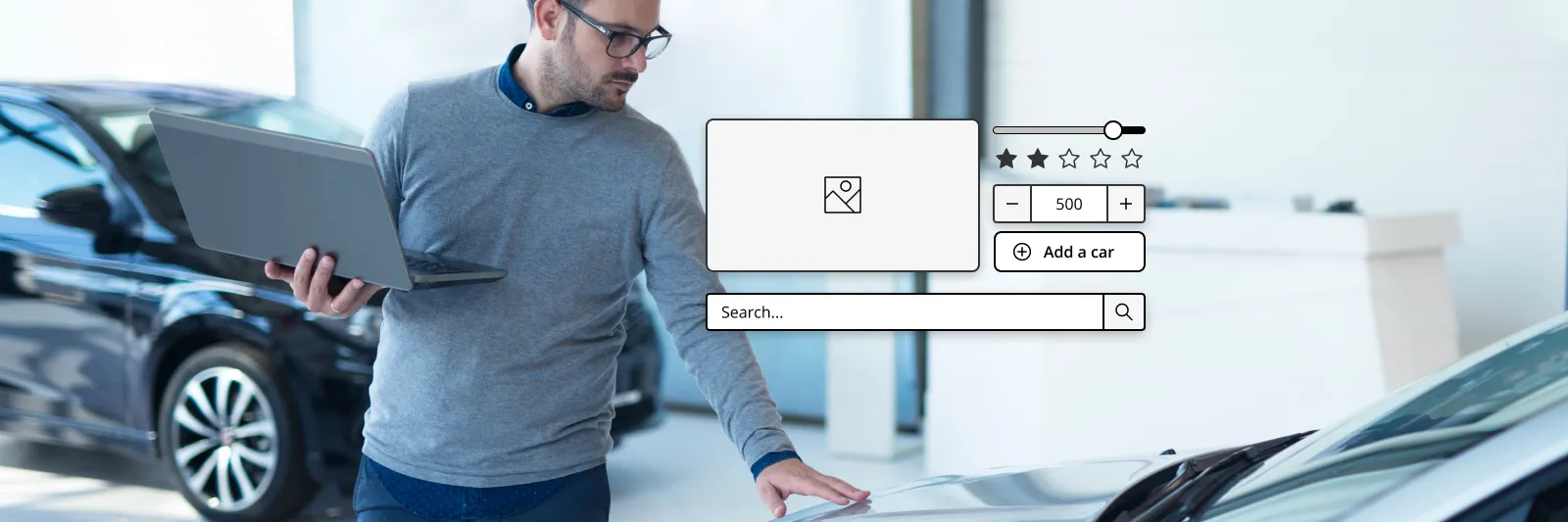 Car sales portal development